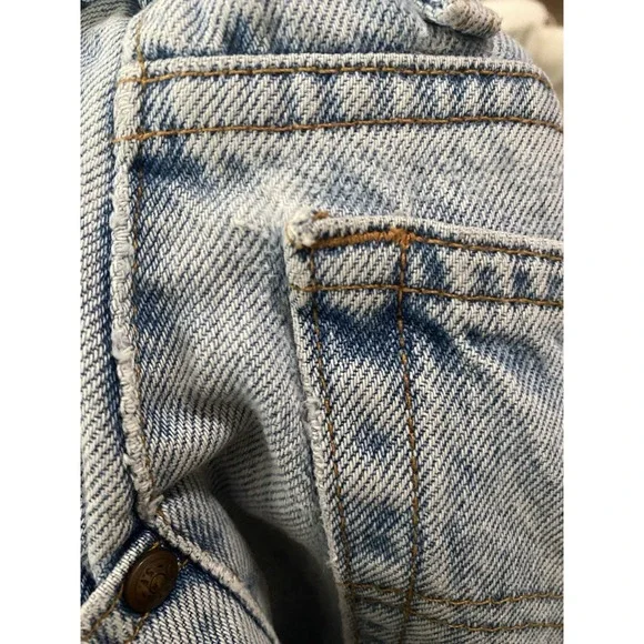 Vintage Levi's 545 Loose Fit Jeans 32x30 Brown Tab Leather Patch Guatemala - Picture 9 of 9